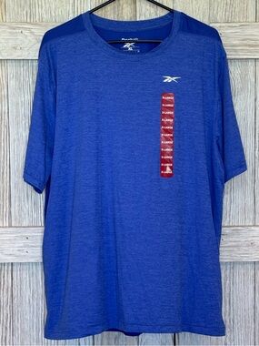 Reebok Men's Blue Performance Tee sz XL. NWT